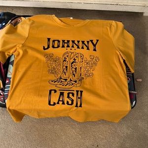 Johnny Cash shirt, never worn, Medium